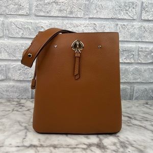 Kate Spade Marti Large Bucket Bag Shoulder Bag & Crossbody In Warm Gingerbread